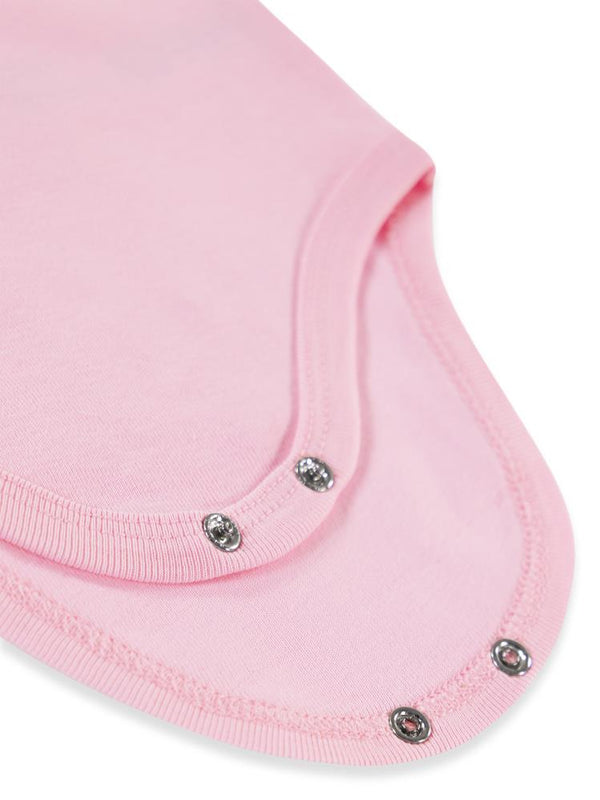 Civil Baby Düz Renkli 3-9 Ay Çıtçıtlı Badi - Pembe