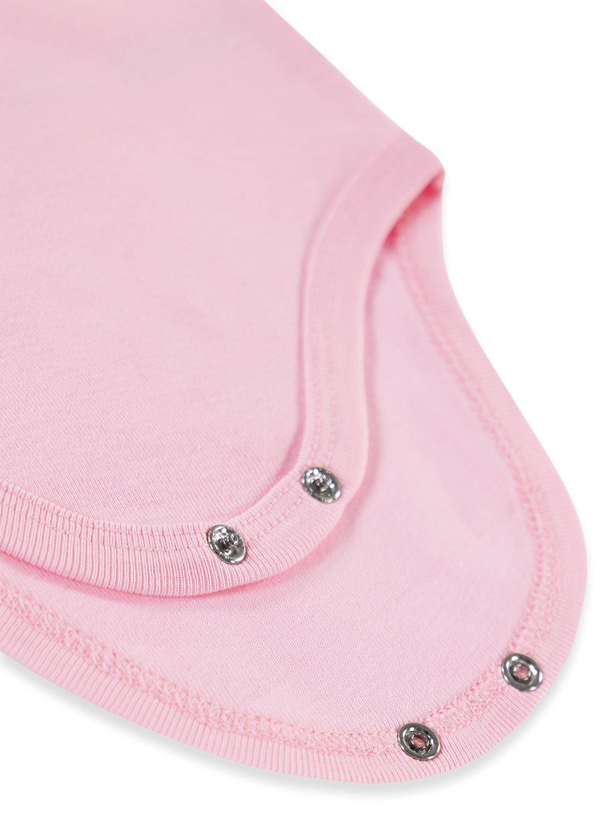 Civil Baby Düz Renkli 3-9 Ay Çıtçıtlı Badi - Pembe