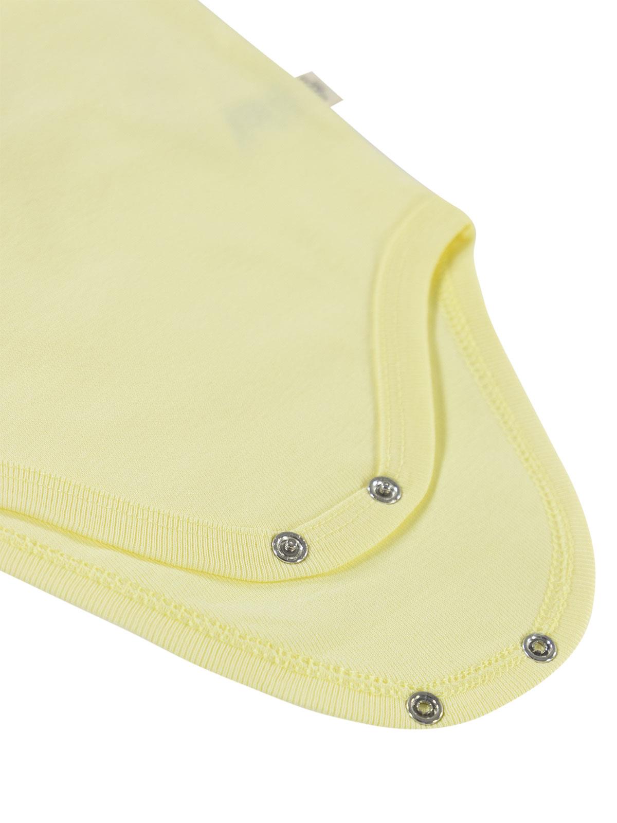 Civil Baby Düz Renkli 0-1 Ay Çıtçıtlı Badi - Sarı