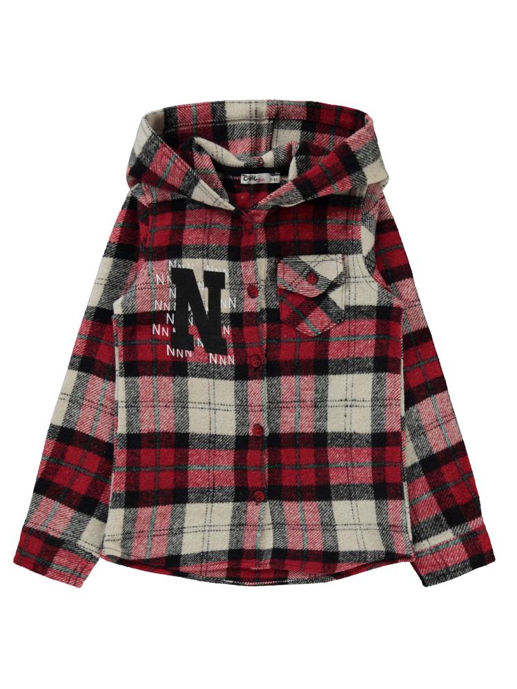 Civil Girls N Baskılı 10-13 Yaş Gömlek - Bej