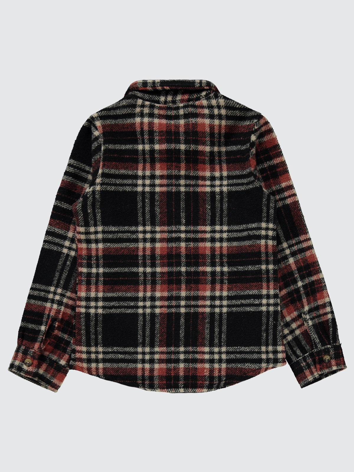 Civil Girls Yakalı Çift Cepli 6-9 Yaş Gömlek - Kahve