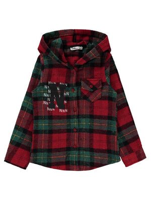 Civil Girls N Baskılı 10-13 Yaş Gömlek - Yeşil