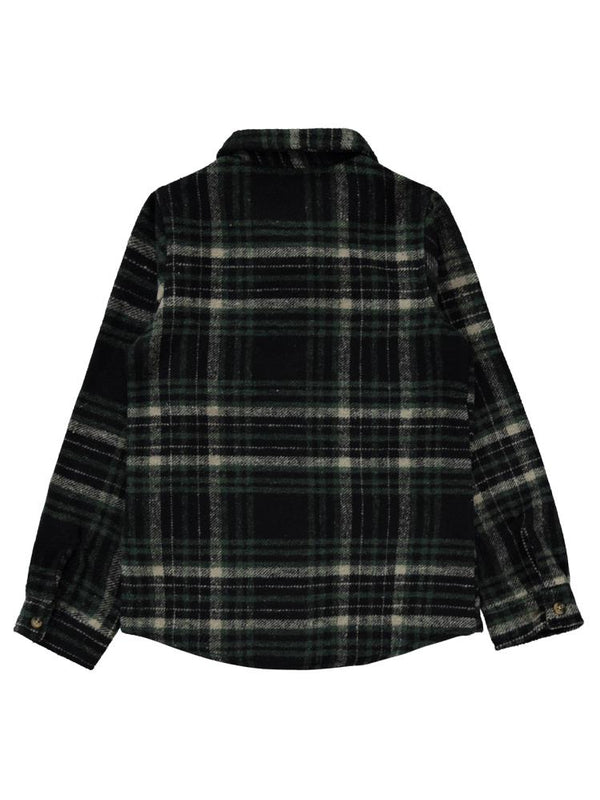 Civil Girls Yakalı Çift Cepli 10-13 Yaş Gömlek - Yeşil