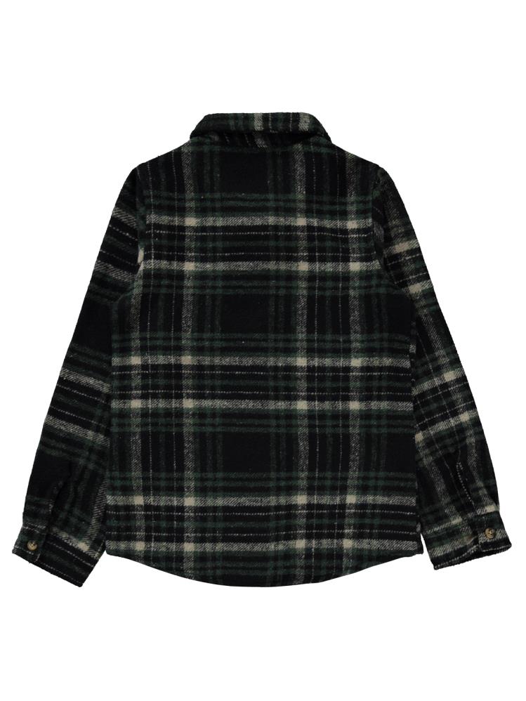 Civil Girls Yakalı Çift Cepli 10-13 Yaş Gömlek - Yeşil