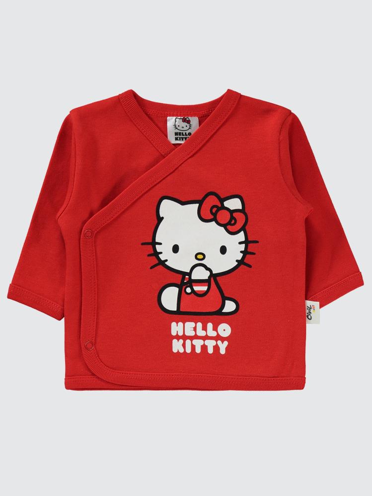 Civil Baby Hello Kitty Çizgi Empirme Zıbın Takımları - Siyah