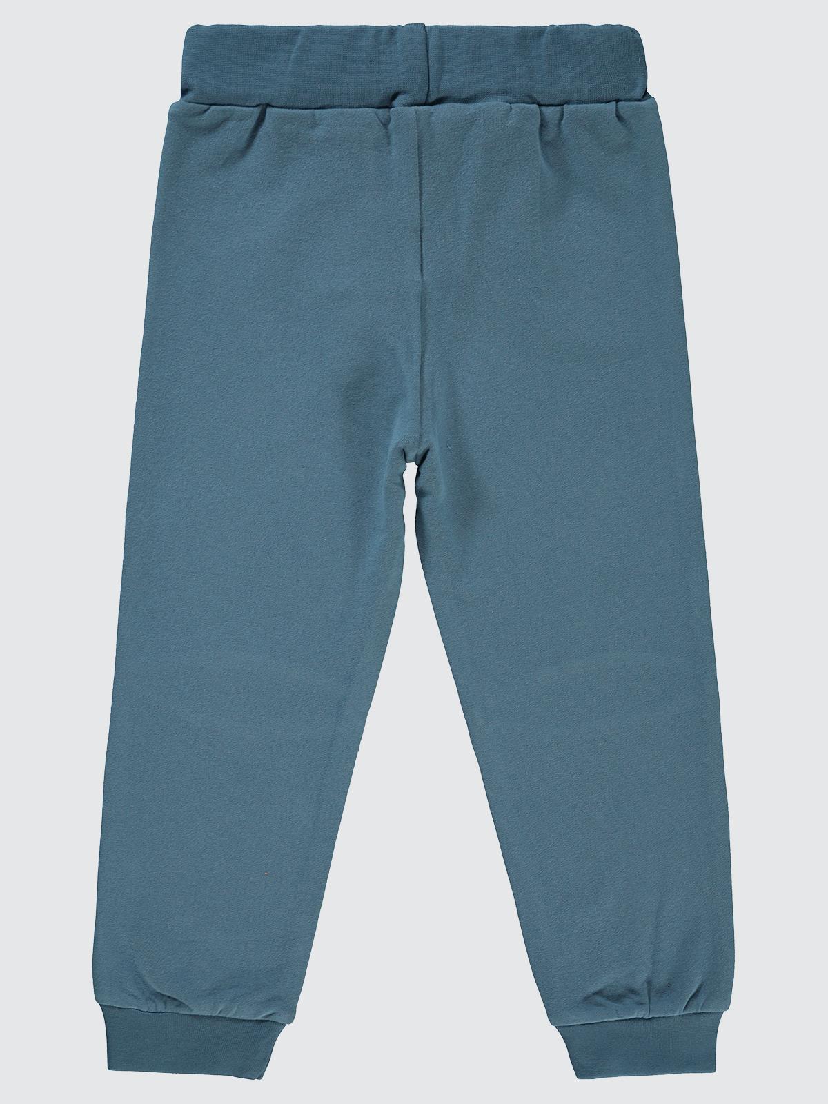 Civil Boys Dizleri Göz Baskılı 2-5 Yaş Eşofman Altı - Mavi