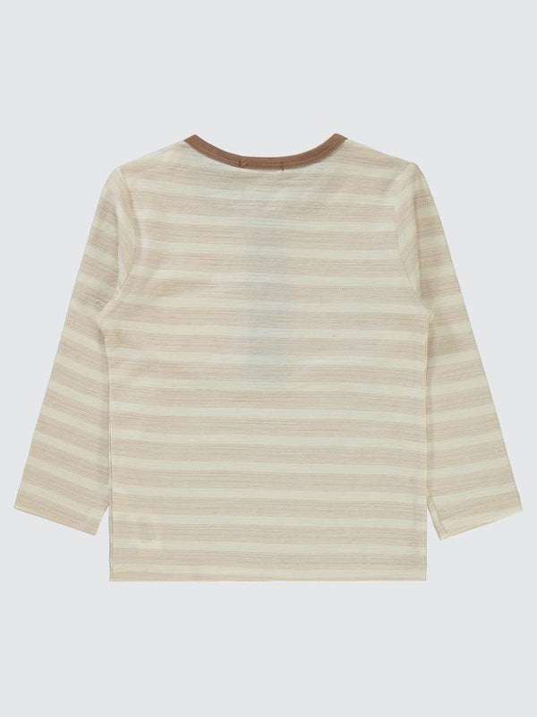Civil Boys Cizgili Cepli 2-5 Yaş Sweatshirt - Mavi