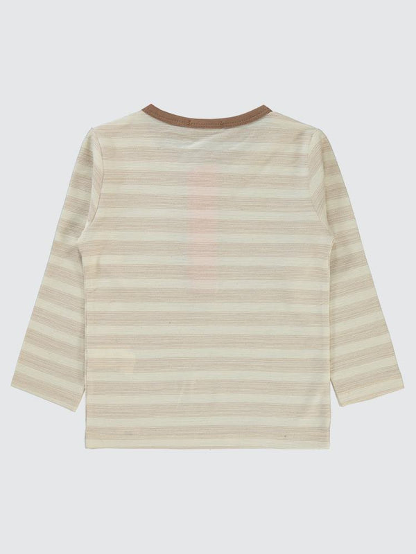 Civil Boys Cizgili Cepli 2-5 Yaş Sweatshirt - Turuncu