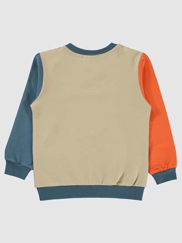 Civil Boys Good Vıbes Baskılı 2-5 Yaş Sweatshirt - Mavi