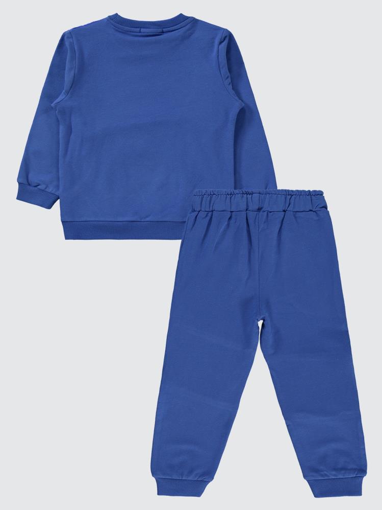 Civil Boys Mikro Cepli Biyeli 2-5 Yaş Eşofman Takımı - Mavi