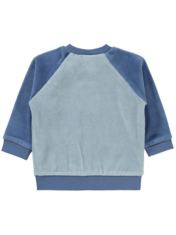Civil Baby Dinozor Baskılı 6-18 Ay Sweatshirt - Mavi