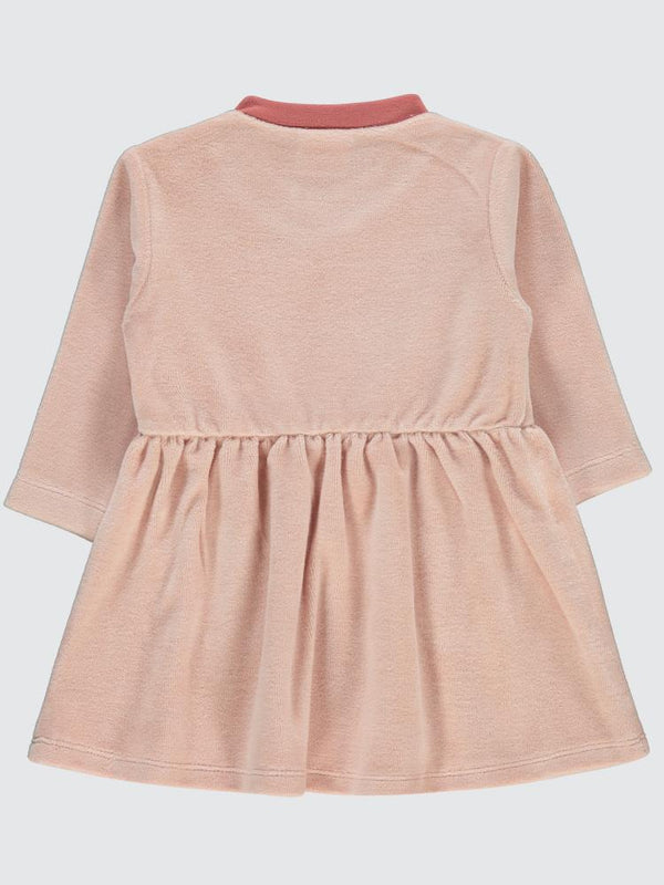 Civil Baby Bulut Baskılı 3-18 Ay Elbise - Pudra