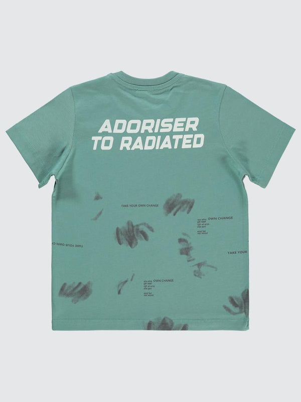 Civil Boys Adorıser Baskılı 6-9 Yaş Tişört - Yeşil