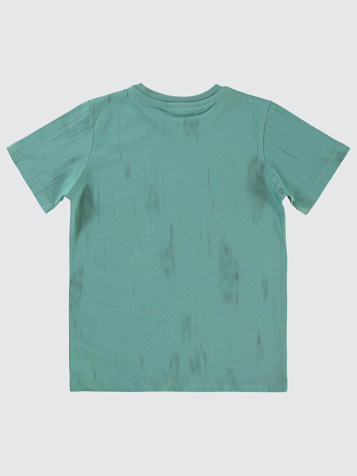 Civil Boys Fangazine Baskılı 6-9 Yaş Tişört - Yeşil