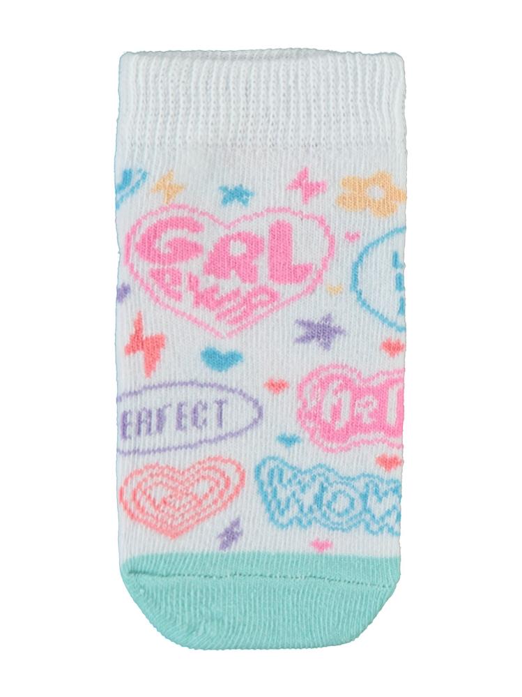 Civil Girls Smile 3'lü 2-12 Yaş Kız Patik Çorap