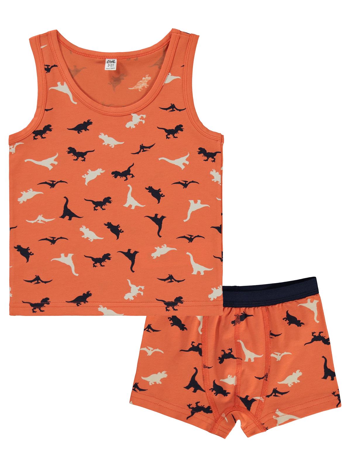 Civil Boys Dinazor 2-10 Yaş İç Çamaşır Takım