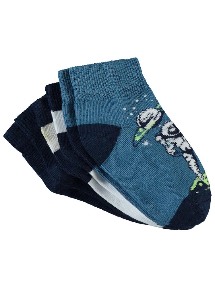 Civil Boys Your Space 3'lü 2-12 Yaş Erkek Patik Çorap