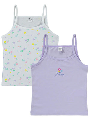 Civil Girls Çiçek 2-10 Yaş 2'li Atlet Set