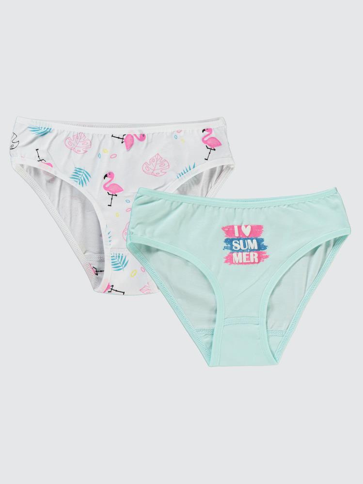 Civil Girls Kız Çocuk 2'li Külot Set 2-10 Yaş