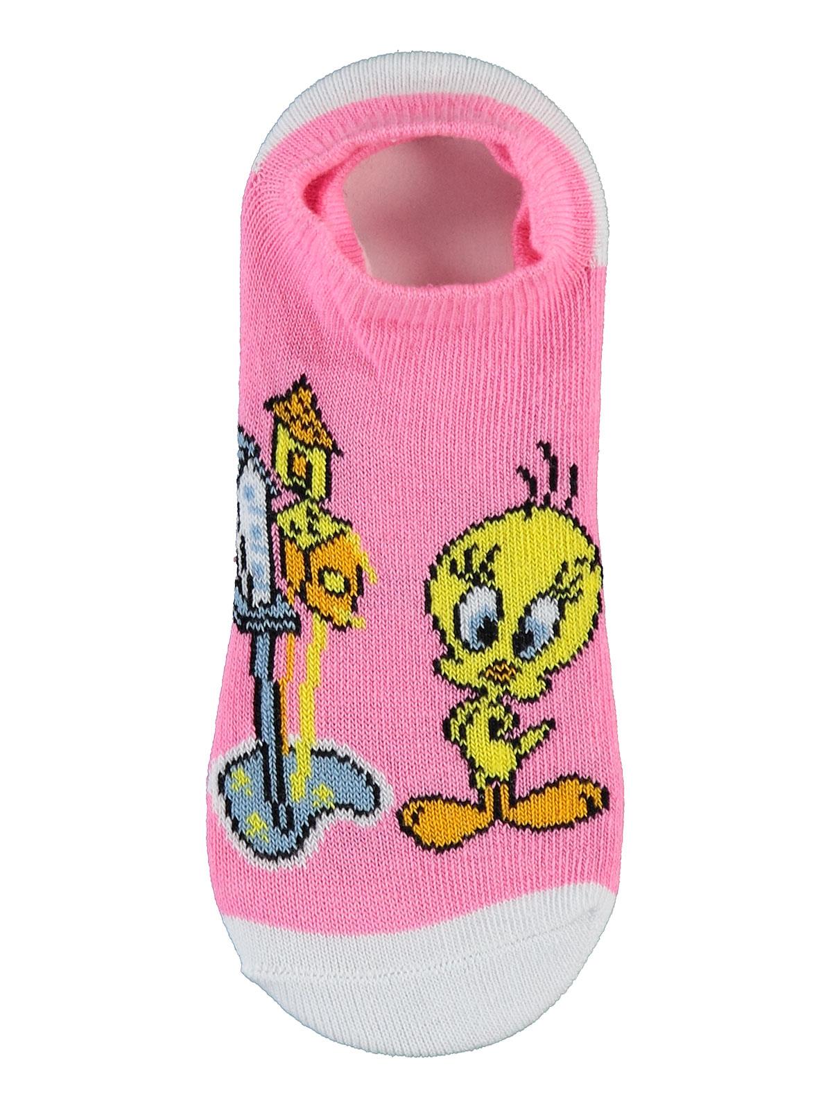 Tweety Kız Babet Çorap | Baskılı | Okul Kreş ve Günlük Kullanım
