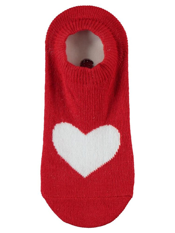 Civil Girls Kalp 3'lü 2-12 Yaş Kız Babet Çorap