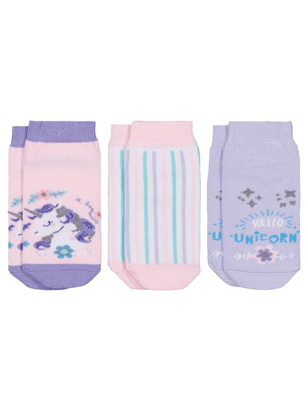 Civil Girls Hello Unicorn 3'lü 2-12 Yaş Kız Patik Çorap