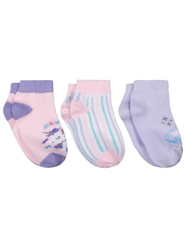 Civil Girls Hello Unicorn 3'lü 2-12 Yaş Kız Patik Çorap