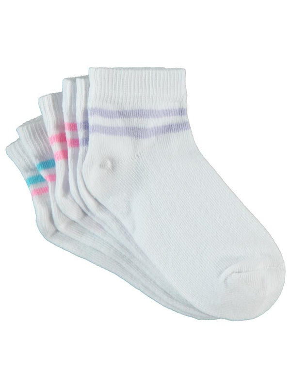 Civil Girls Basic Çizgili 3'lü 2-12 Yaş Kız Patik Çorap
