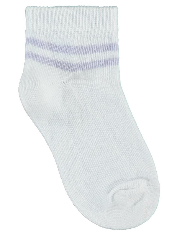 Civil Girls Basic Çizgili 3'lü 2-12 Yaş Kız Patik Çorap