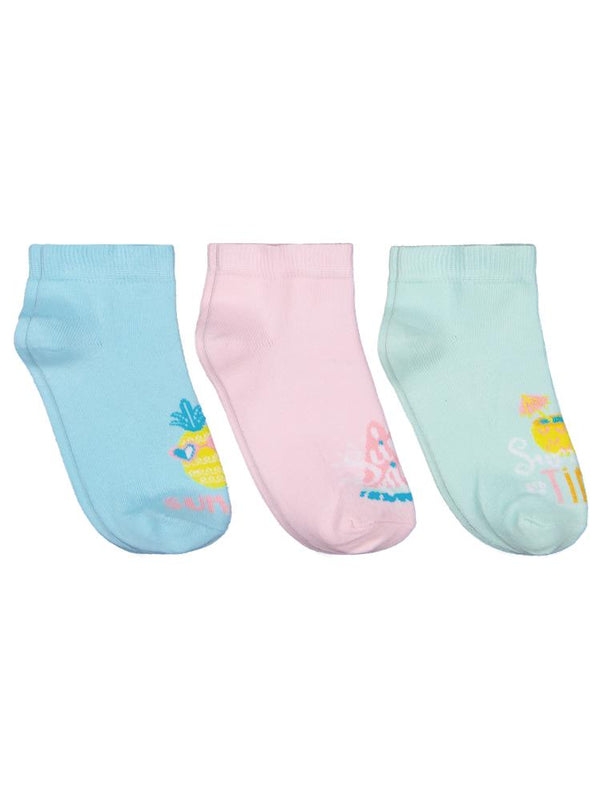 Civil Girls Summer Time 3'lü 2-12 Yaş Kız Patik Çorap