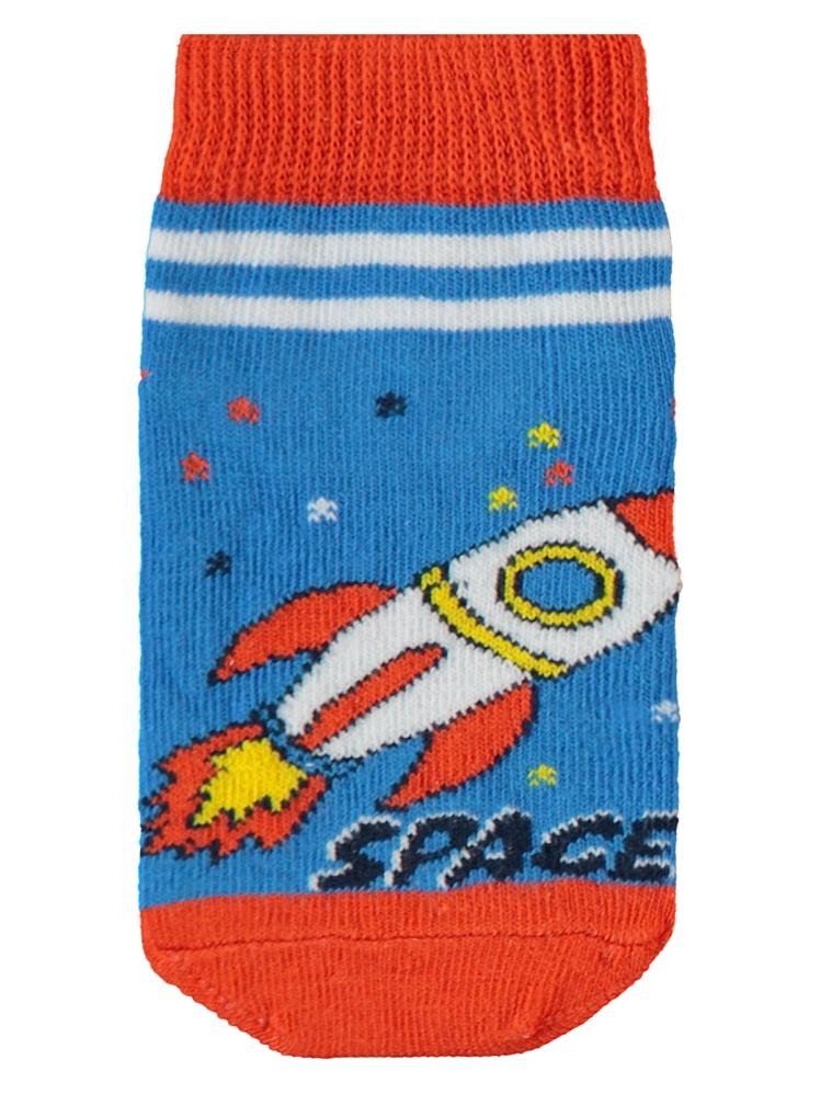Civil Boys Space 3'lü 2-12 Yaş Erkek Patik Çorap