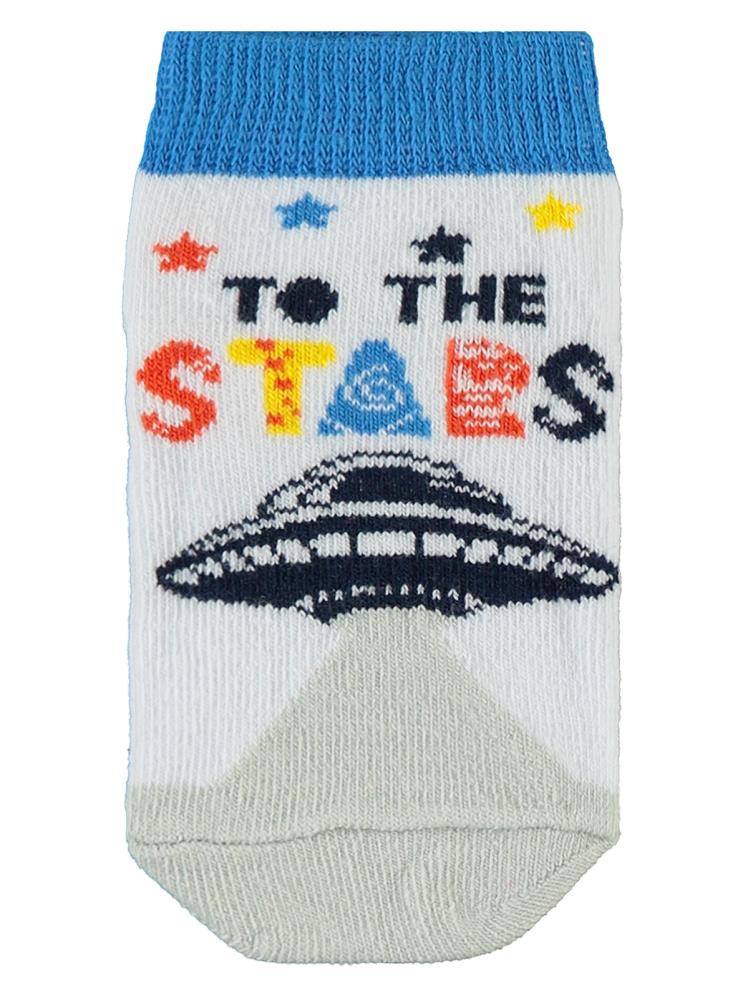 Civil Boys Space 3'lü 2-12 Yaş Erkek Patik Çorap