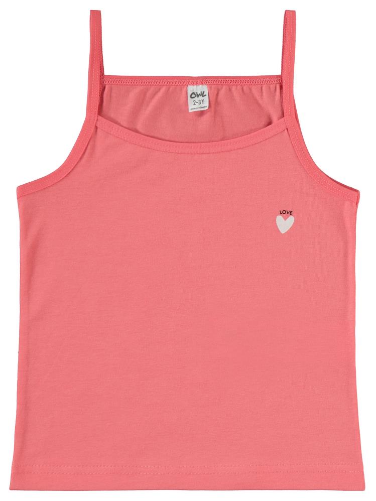 Civil Girls Kalp 2-10 Yaş 2'li Atlet Set