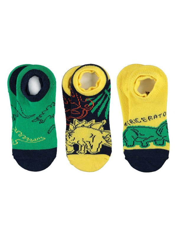 Civil Boys Dinazor 3'lü 2-12 Yaş Erkek Babet Çorap