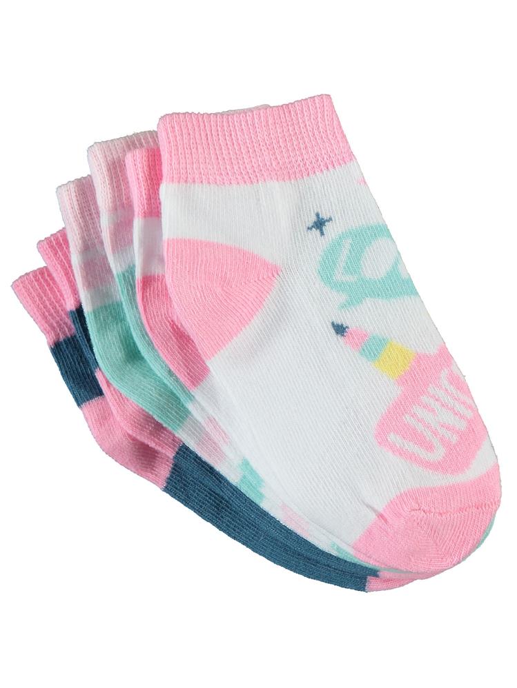 Civil Girls Unicorn 3'lü 2-12 Yaş Kız Patik Çorap