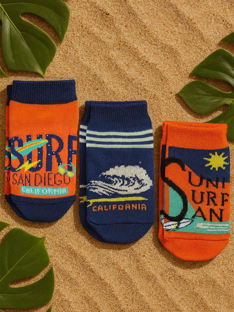 Civil Boys Surf 3'lü 2-12 Yaş Erkek Patik Çorap