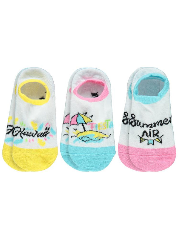 Civil Girls Fiesta 3'lü 2-12 Yaş Kız Babet Çorap
