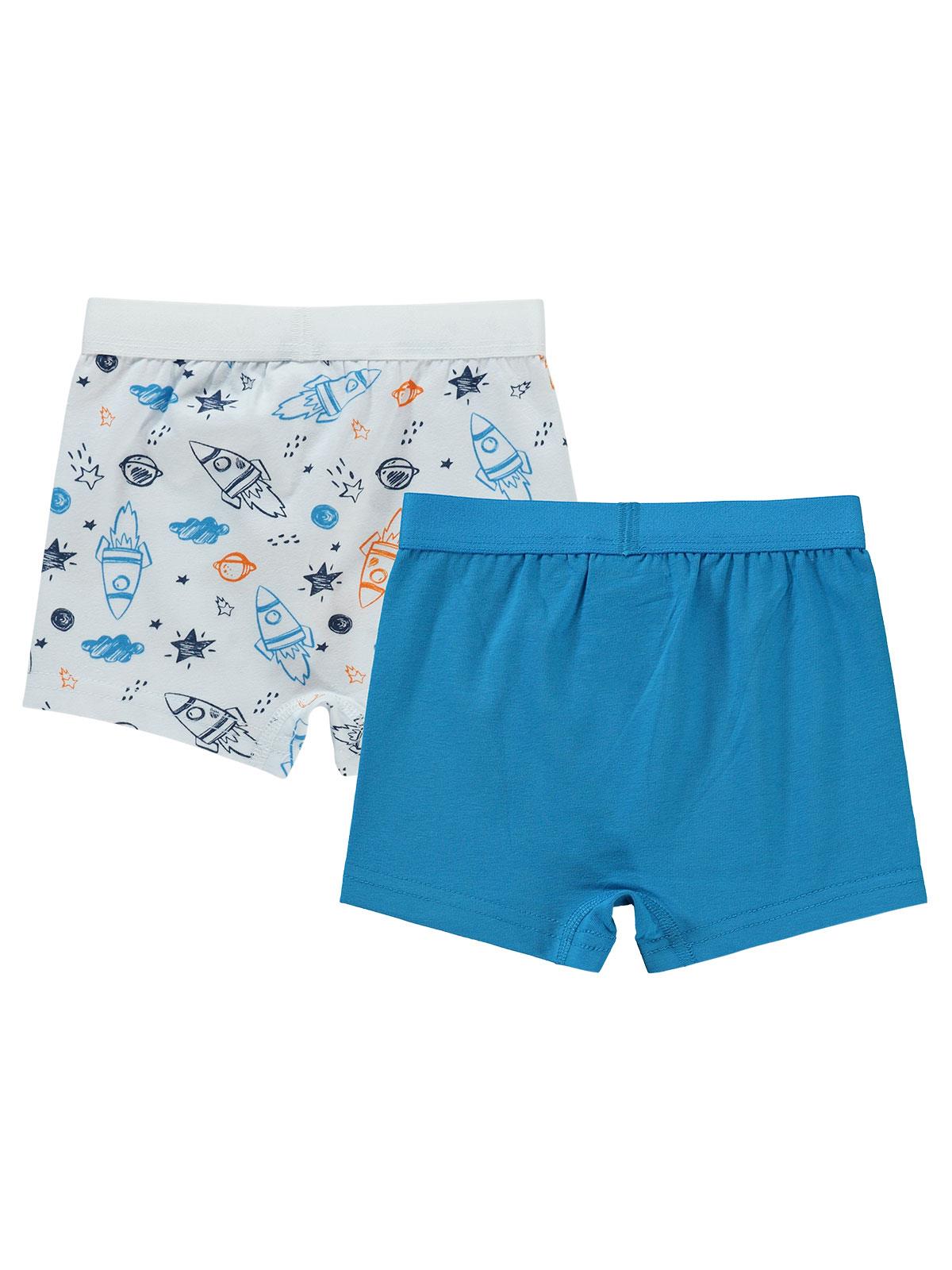 Civil Boys Space  2-10 Yaş 2'li Boxer Set