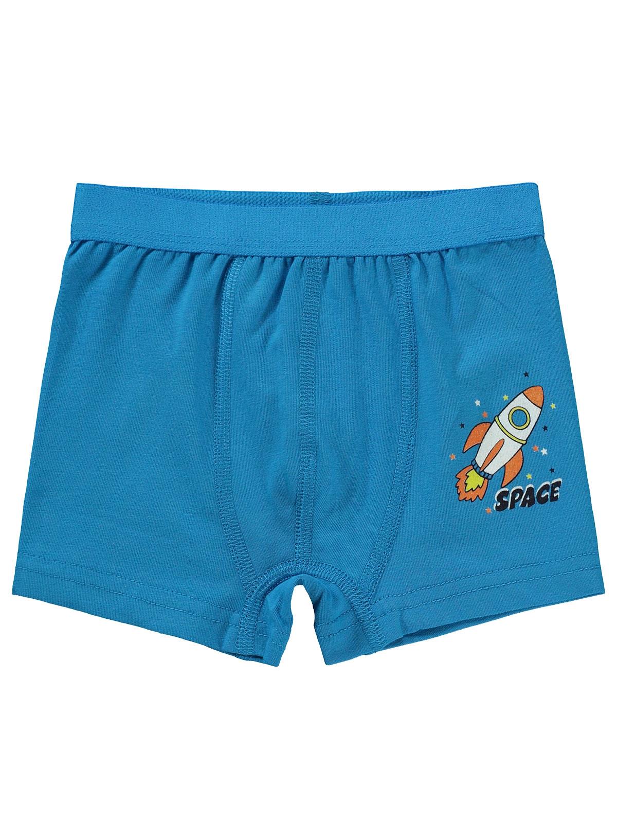 Civil Boys Space  2-10 Yaş 2'li Boxer Set