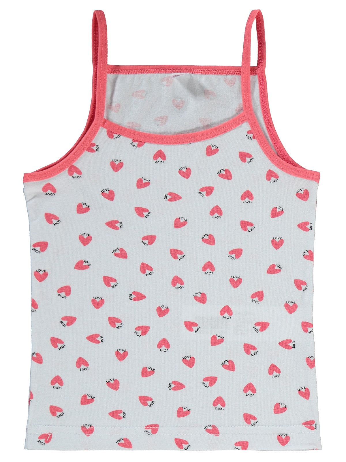 Civil Girls Kalp Empirme Desen 2-10 Yaş İç Çamaşır Takım