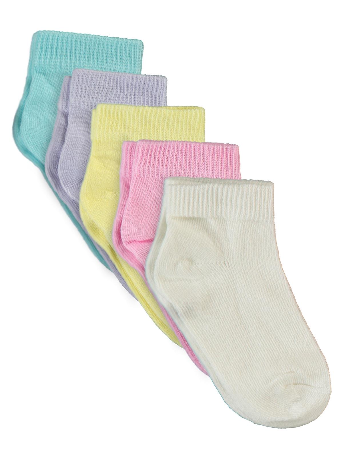 Civil Girls Basic 5'li 2-12 Yaş Kız Patik Çorap