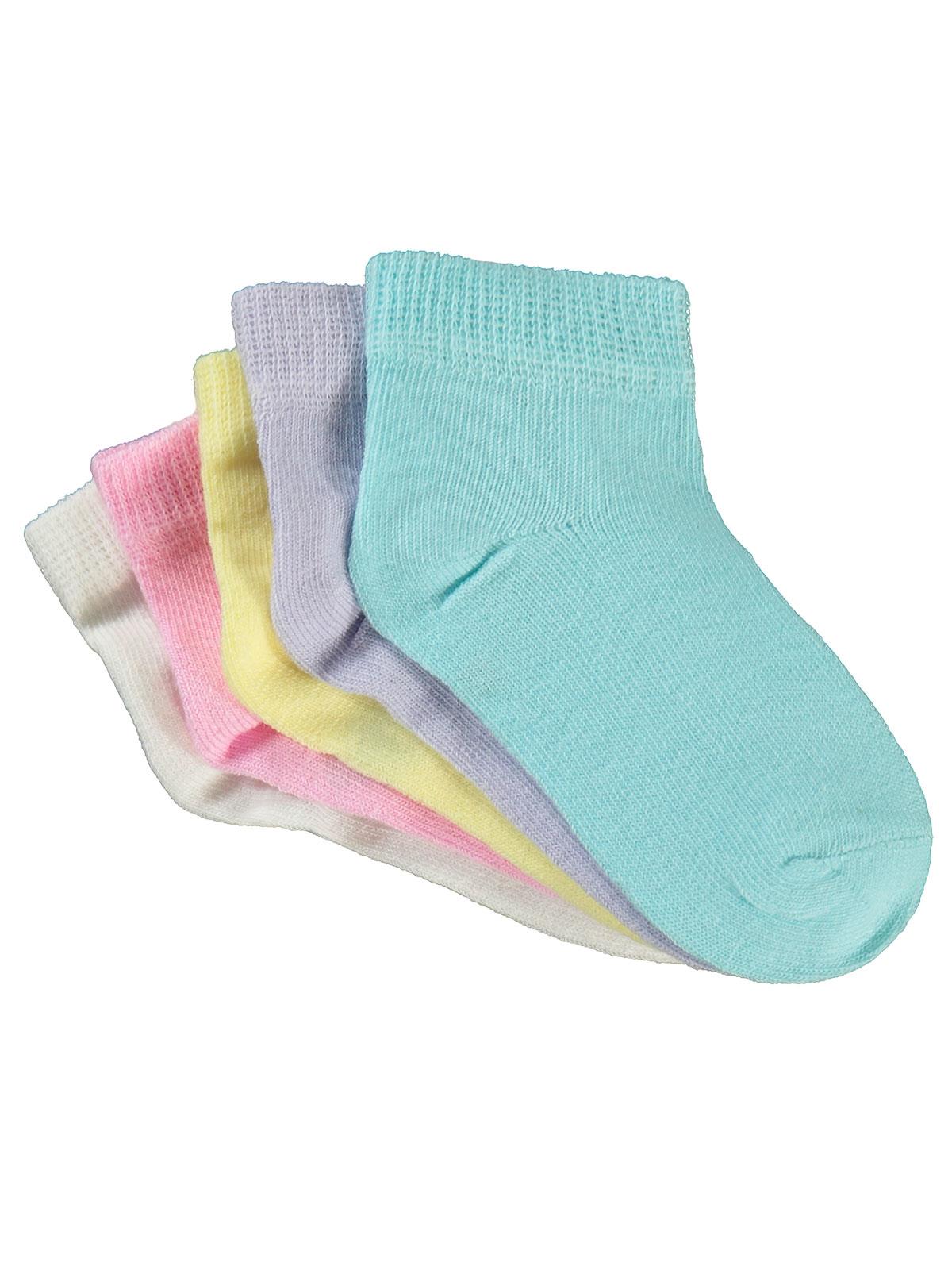 Civil Girls Basic 5'li 2-12 Yaş Kız Patik Çorap - Standart