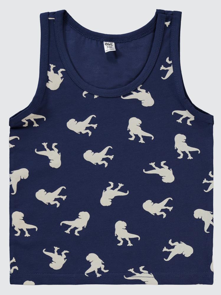 Civil Boys Dinazor 2-10 Yaş İç Çamaşır Takım - Beyaz