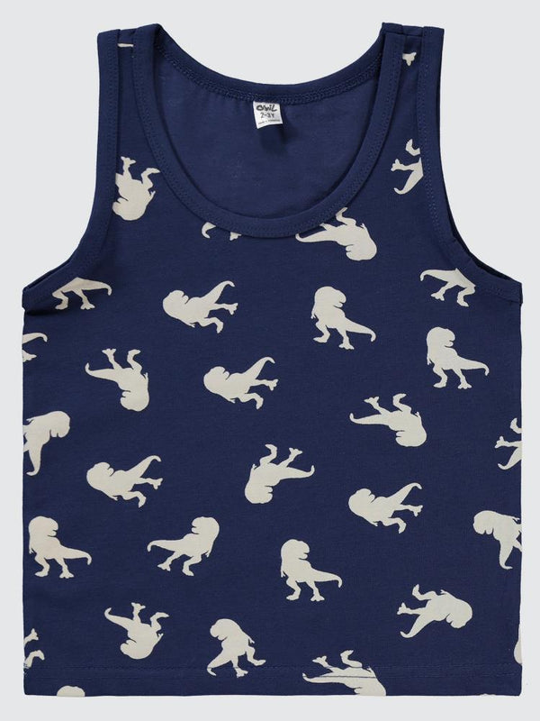 Civil Boys Dinazor 2-10 Yaş İç Çamaşır Takım - Beyaz