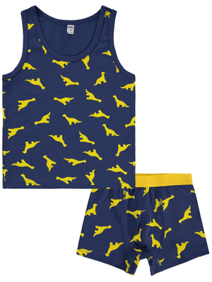 Civil Boys Dinazor 2-10 Yaş İç Çamaşır Takım - Hardal