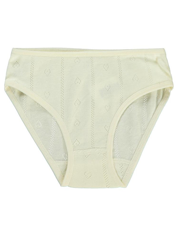 Civil Girls Kız Çocuk 2'li Külot Set 2-10 Yaş - Ekru