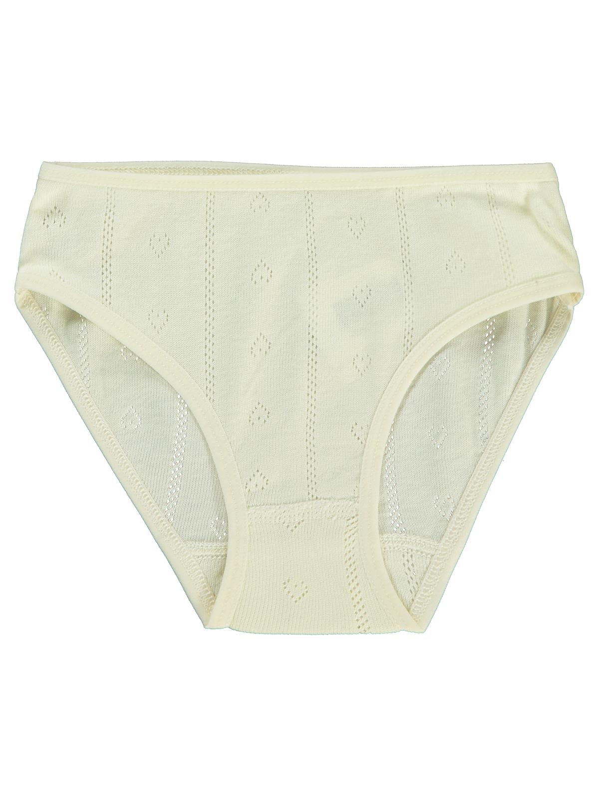 Civil Girls Kız Çocuk 2'li Külot Set 2-10 Yaş - Ekru