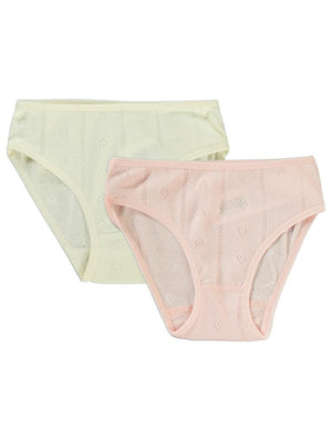 Civil Girls Kız Çocuk 2'li Külot Set 2-10 Yaş - Ekru