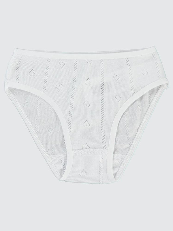 Civil Girls Kız Çocuk 2'li Külot Set 2-10 Yaş - Beyaz