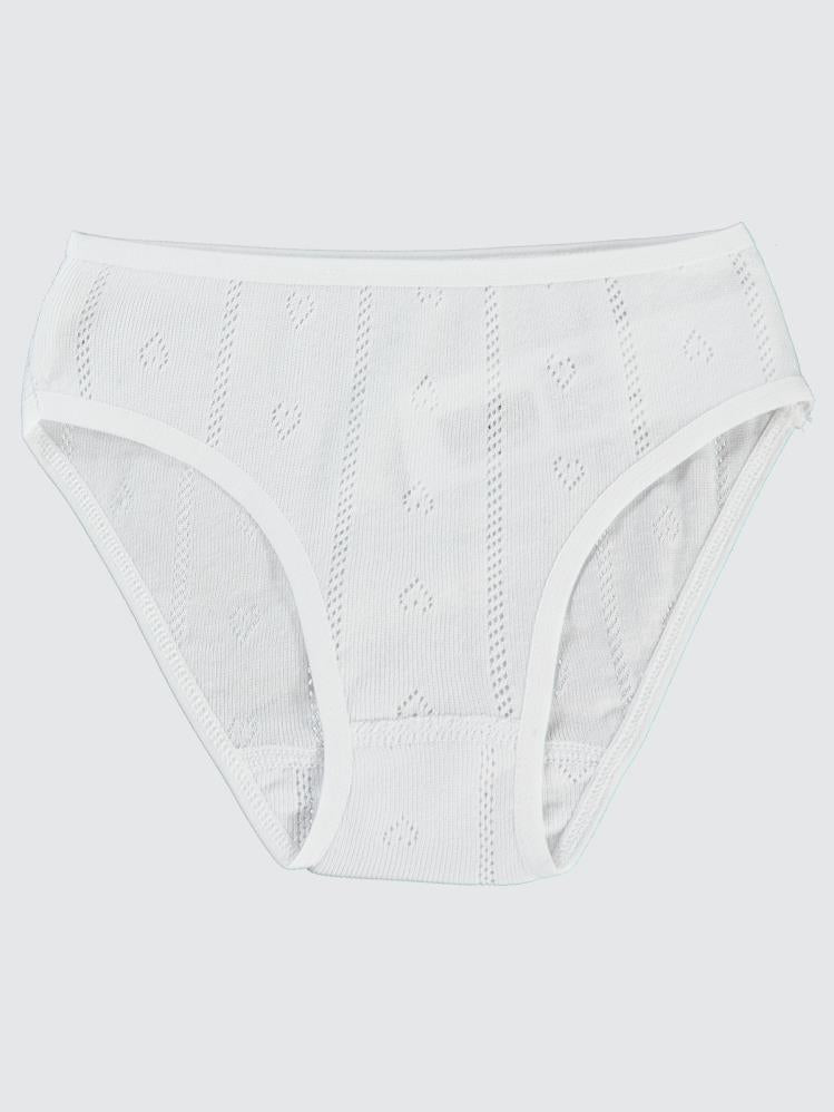 Civil Girls Kız Çocuk 2'li Külot Set 2-10 Yaş - Beyaz